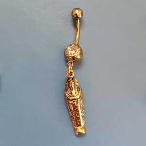 Egyptian bellybutton ring